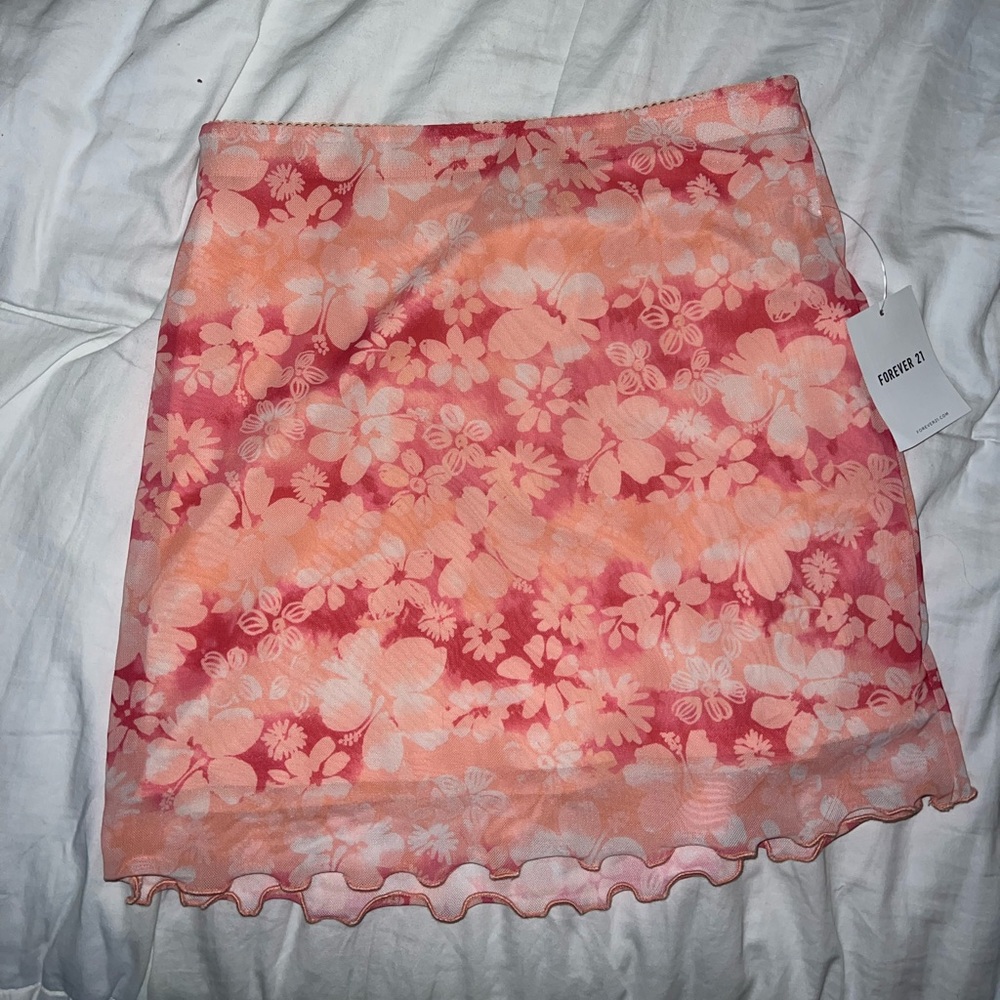 FOREVER 21 floral skirt size xs